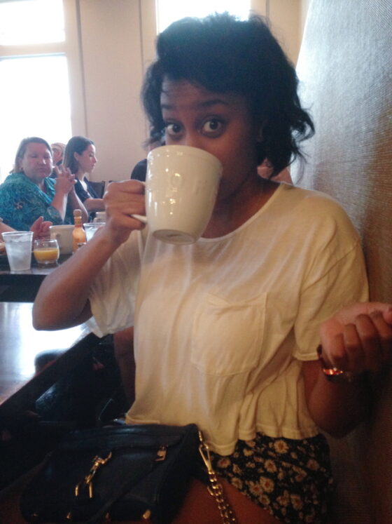 Drinking Coffee