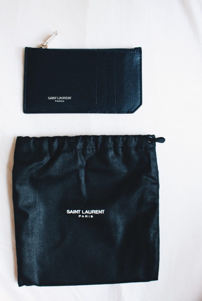 Saint Laurent Paris 5 Fragments Zip Pouch