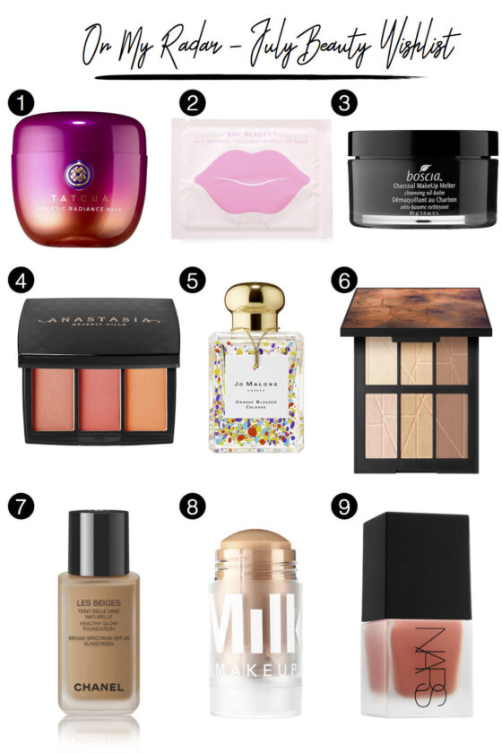 On My Radar: July Beauty Wishlist