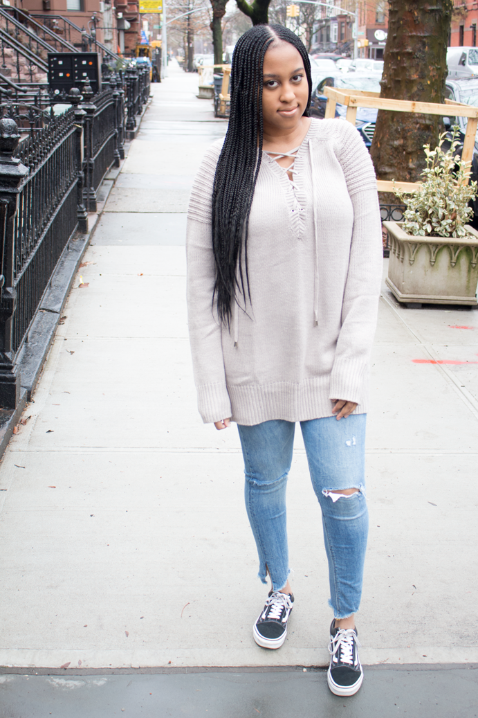 Taupe-Sweater-Dress-Casual-Outfit