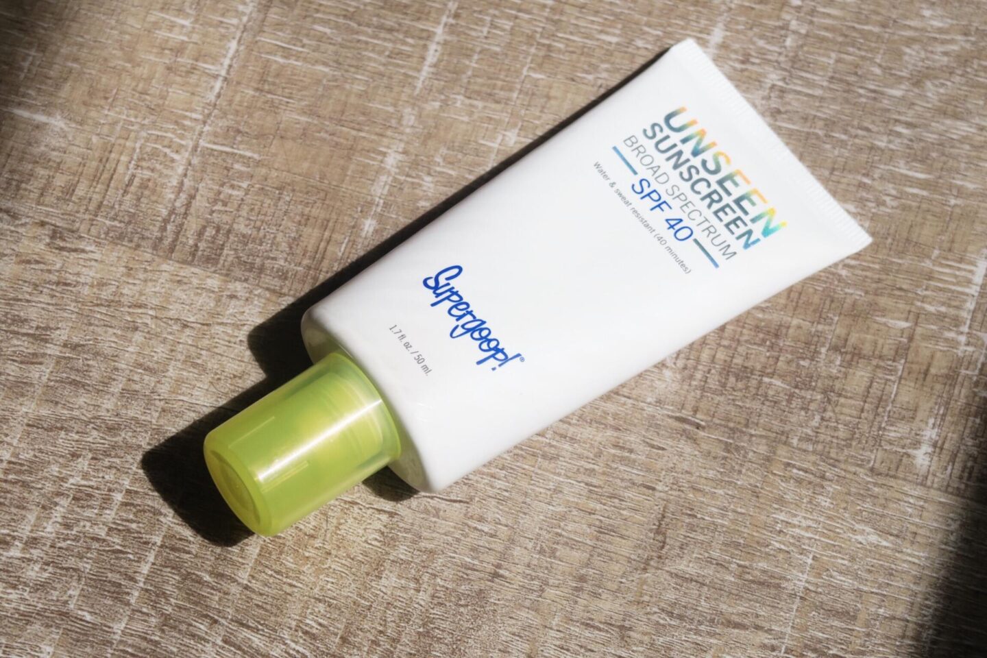Supergoop Unseen Sunscreen Brown Skin