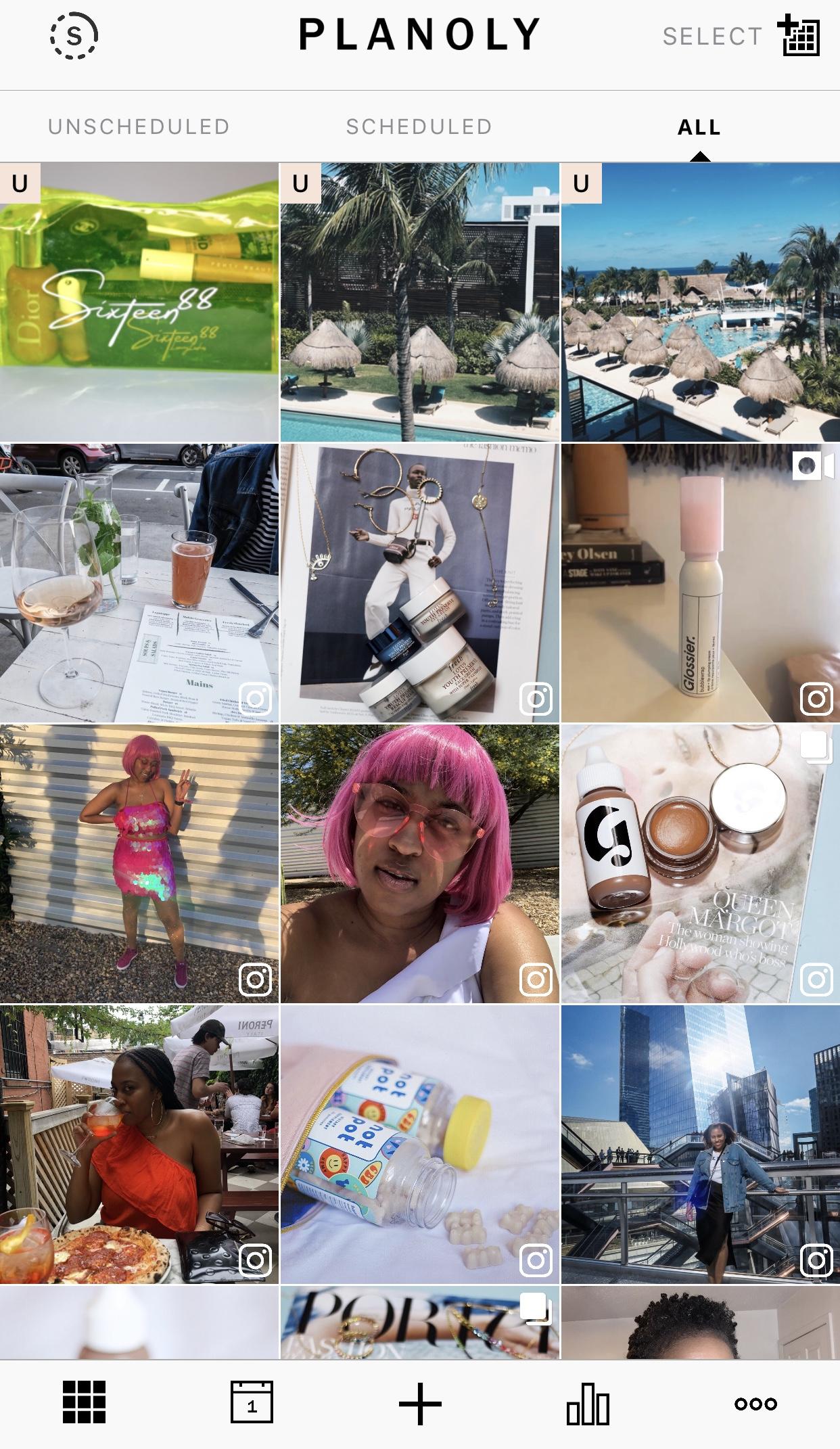 how to plan instagram posts