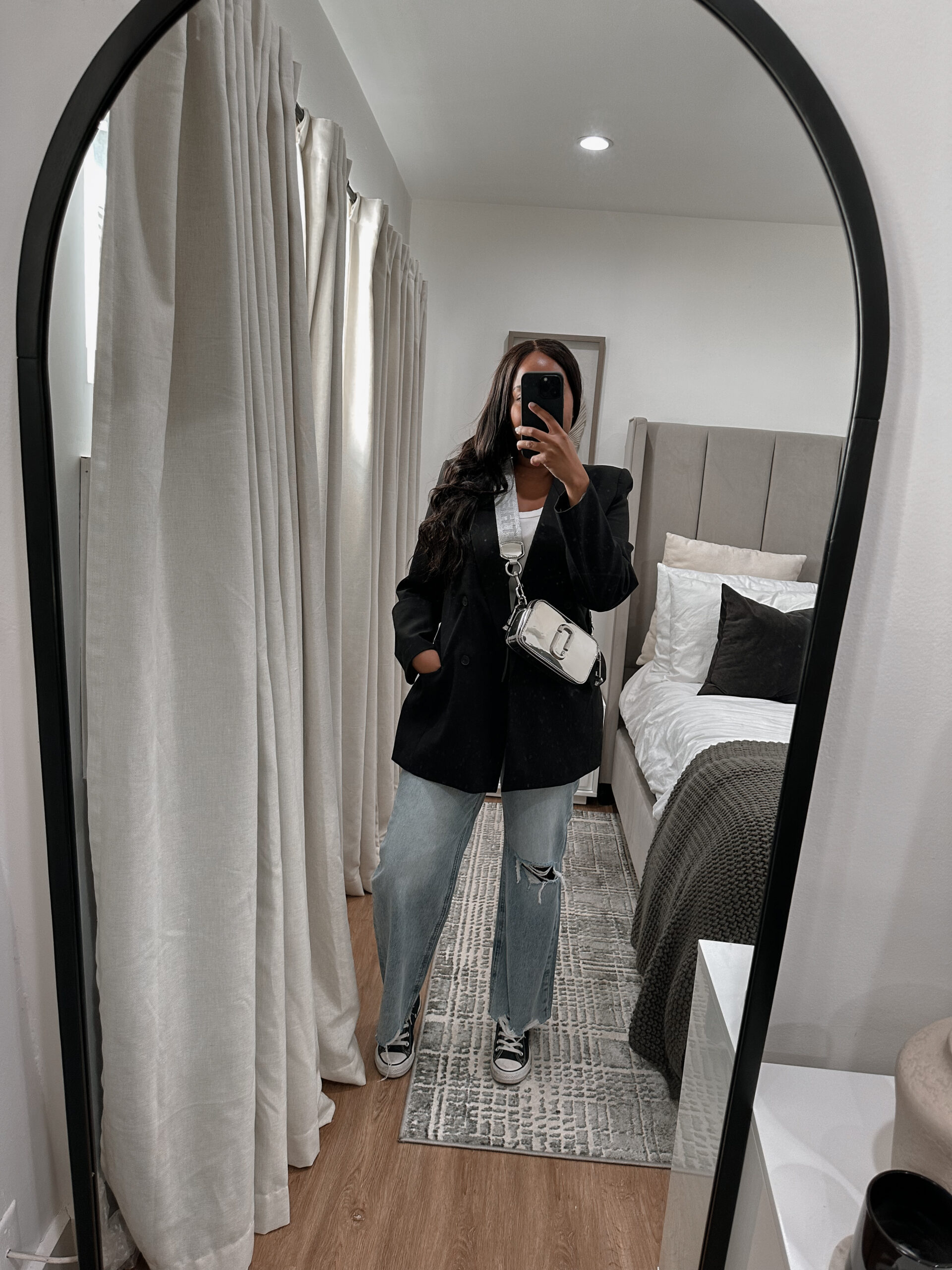 Shadowfold Minimalist Blazer
